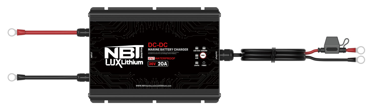 NBT Lux Run Charge System 36v 20ah DC-DC