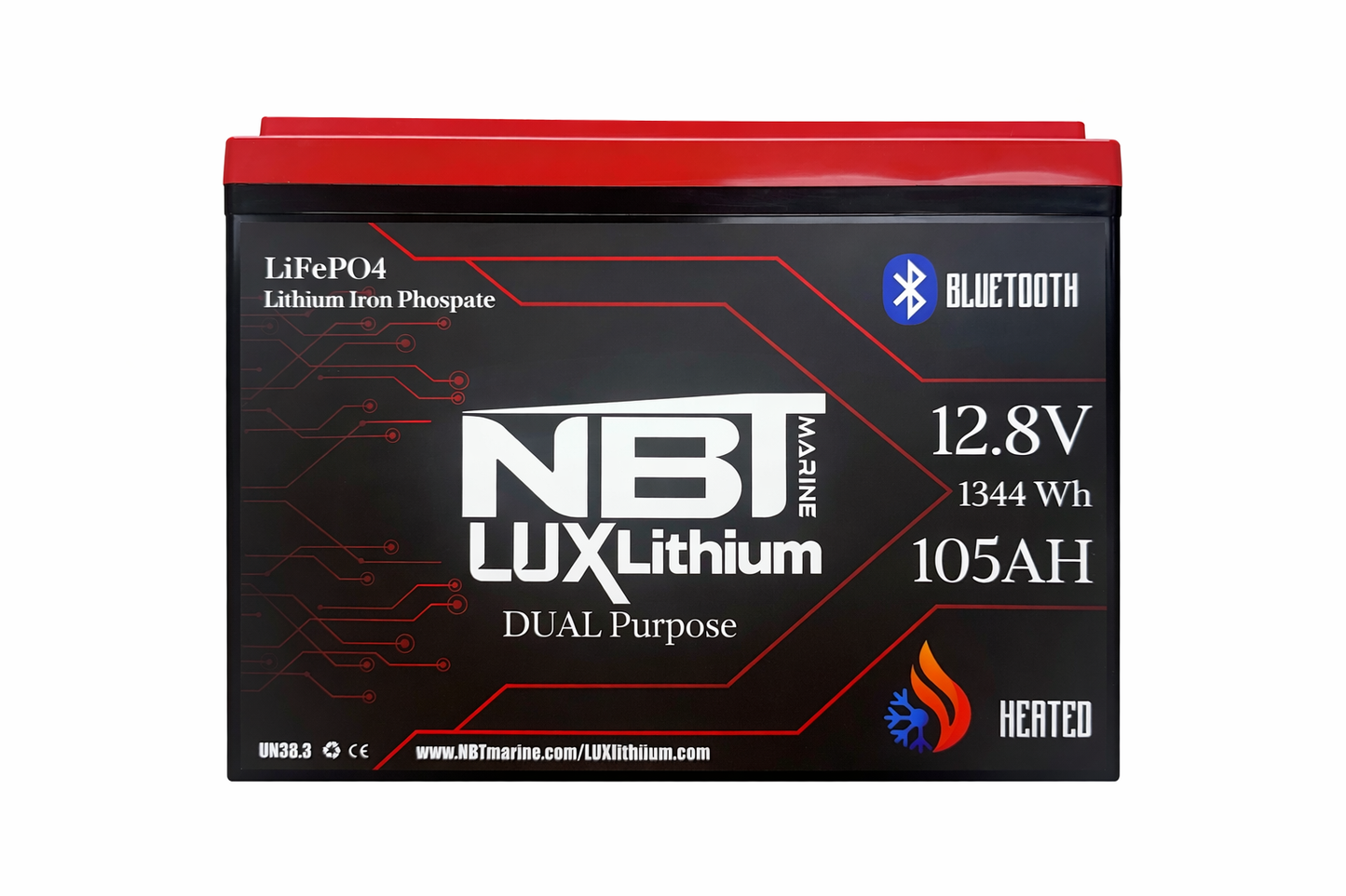 105AH 12v LUX Lithium Dual Purpose